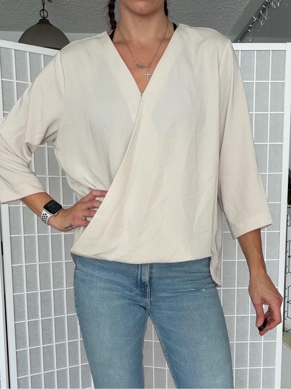 Prologue cream color blouse